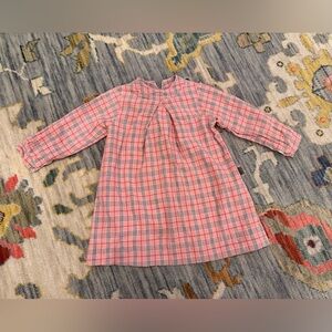 The Oaks Apparel Co. Girls Pink Plaid Long Sleeve Dress size 4